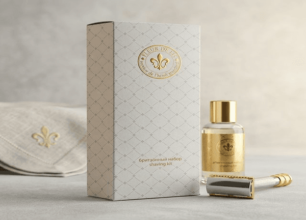 "Fleur de Lis" Бритвенный одноразовый набор для гостиниц в картоне