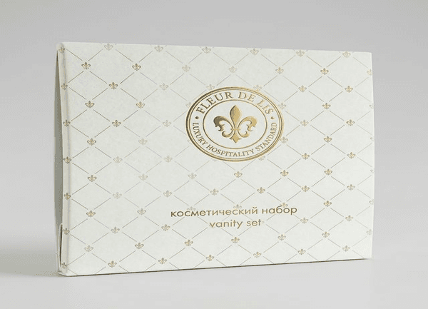 "Fleur de Lis" Гигиенический набор (ватн. палочки и диски) в картоне