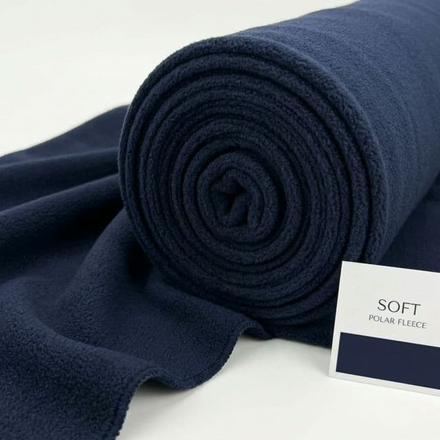 Флисовая ткань синяя