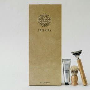 "GREENERY" Бритвенный набор для гостиниц в картоне