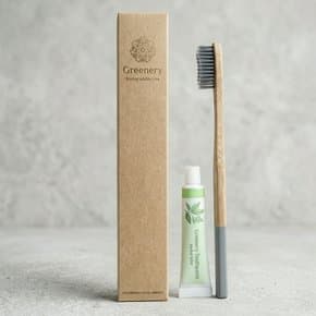 "GREENERY" Зубной набор для гостиниц в картоне