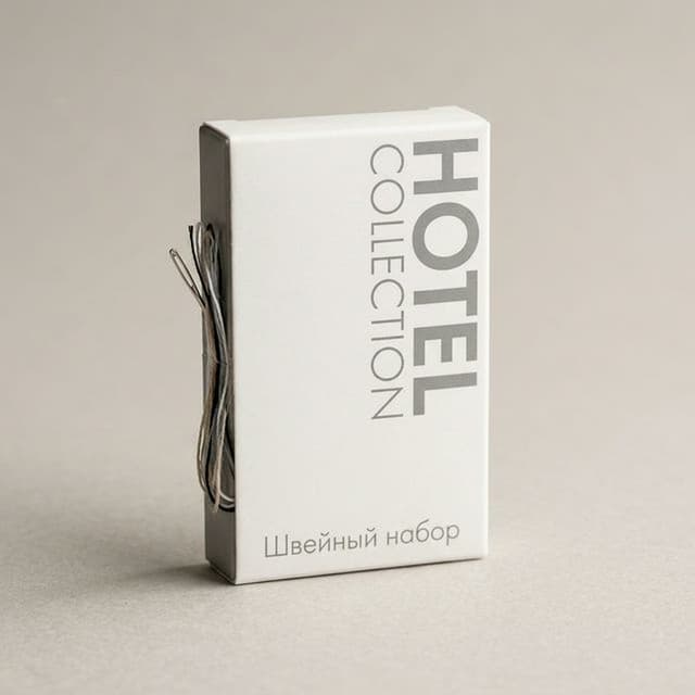 "HOTEL COLLECTION" Швейный набор для гостиниц в картоне