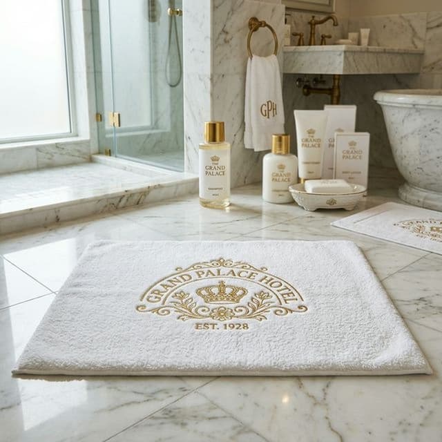 Коврик с логотипом отеля (индивидуальный пошив)