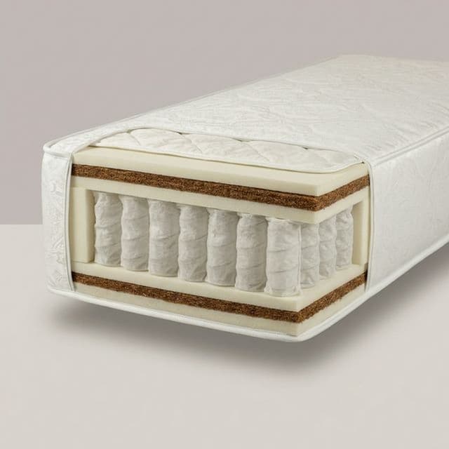 Матрас на блоке независимых пружин "Мульти Кокос" чехол из жаккарда