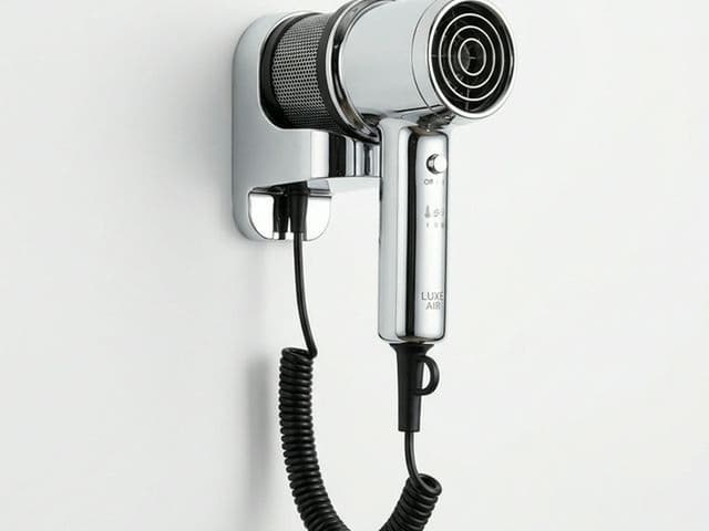 Фен настенный премиум (хром)