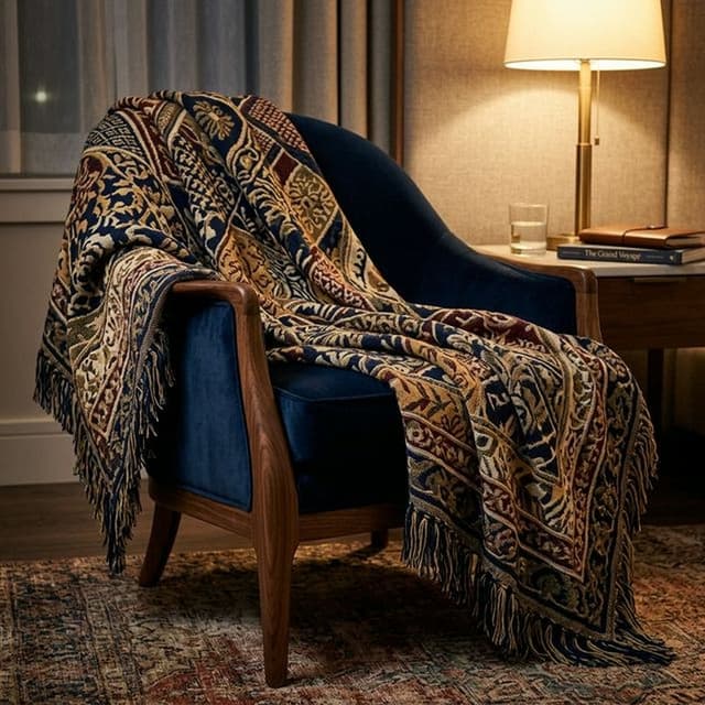 Плед акриловый жаккардовый 150x200 см