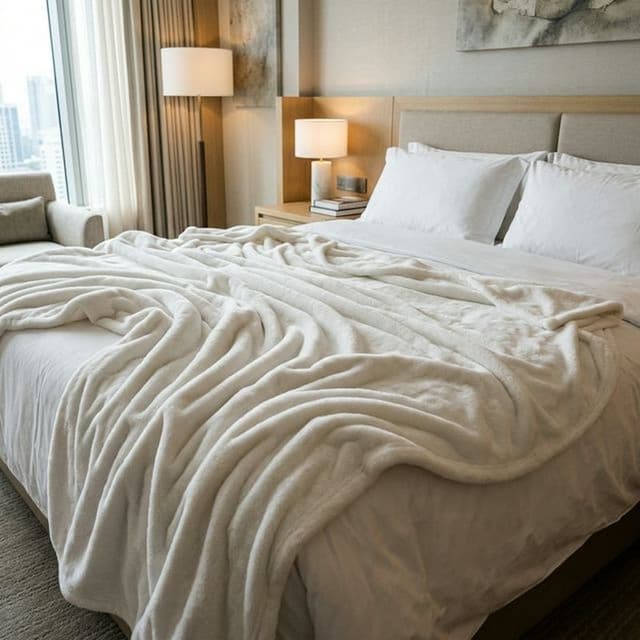 Плед флисовый 200x220 см (двуспальный)