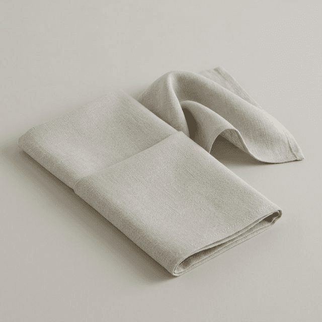 Салфетка из ткани с содержанием льна (23% лён, 77% п/э)