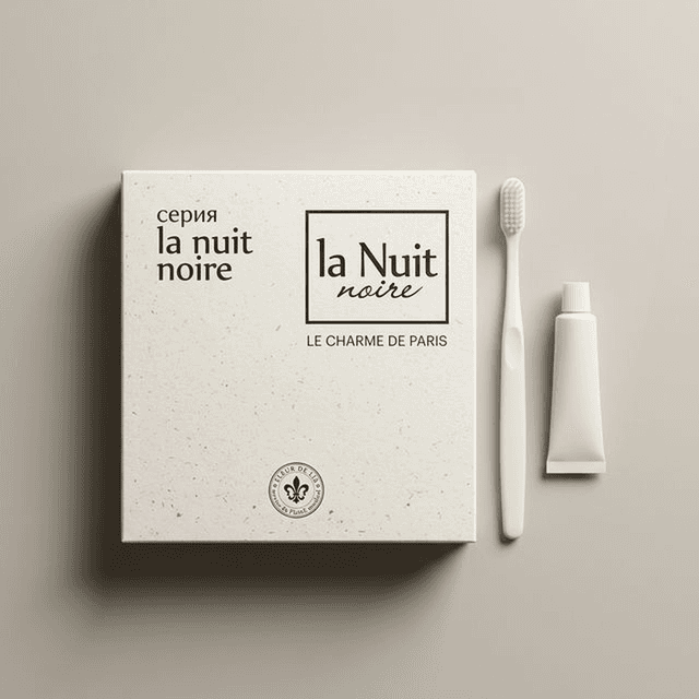 "Серия La Nuit Noire" Зубной набор в картоне