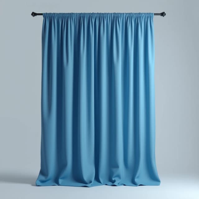 Штора 100% сумеречный синяя для гостиниц