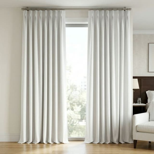 Штора Blackout белая 140×260 см для гостиниц