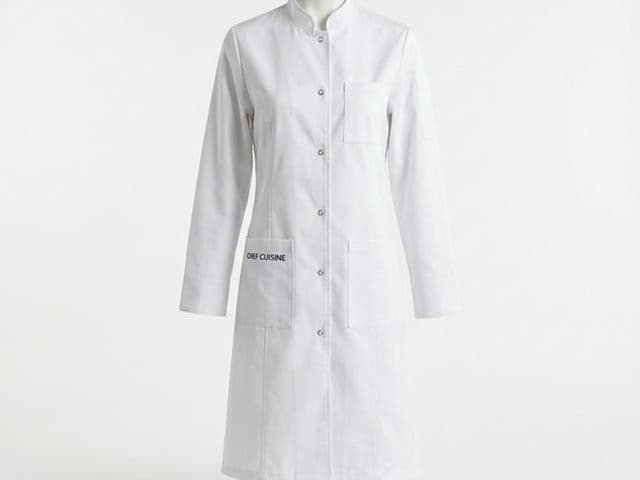 Халат повара белый