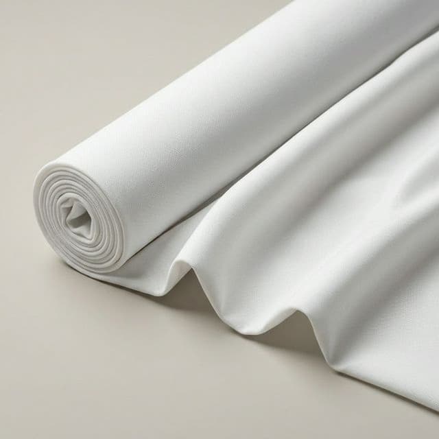 Ткань габардин белый