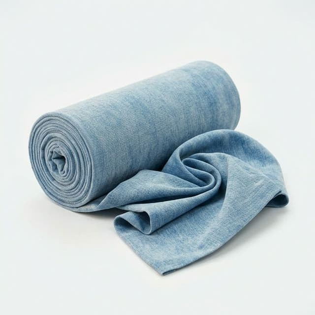 Ткань Velvet Lux Голубая