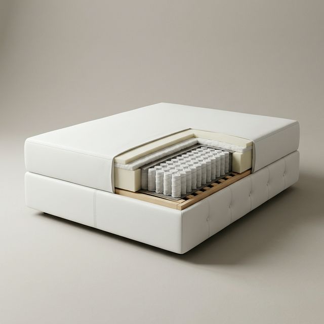 Бокс-спринг МДФ/искусственная кожа