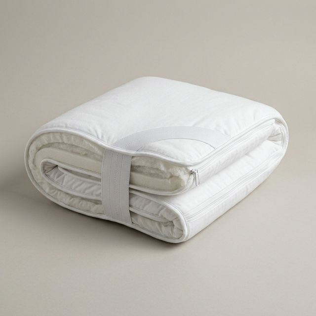 Топпер “Кокос К1В2:” (кокос, ватин) чехол съемный на молнии синтепон/жаккард