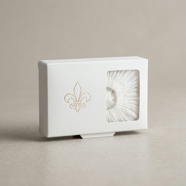 "Fleur de Lis" Шапочка для душа в картоне