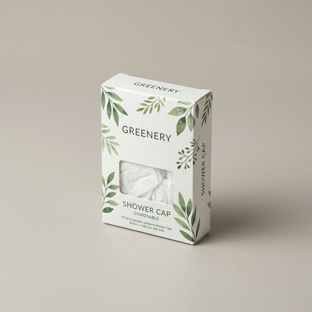 "GREENERY" Шапочка для душа (флопак)