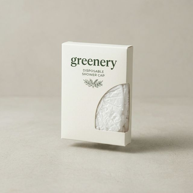 "GREENERY" Шапочка для душа в картоне