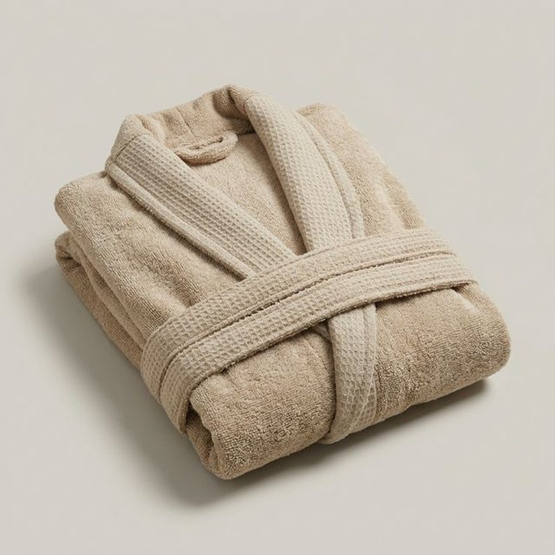 Халат велюровый, для отелей, размер до 54, бежевый