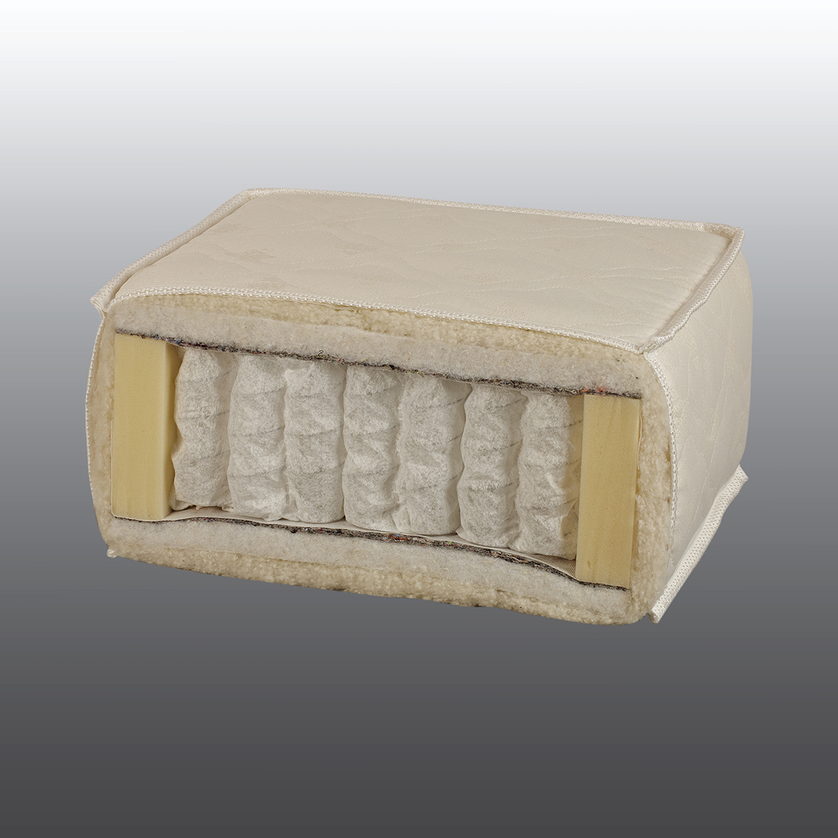 Матрас на блоке независимых пружин "Мульти Струтто" чехол из жаккарда