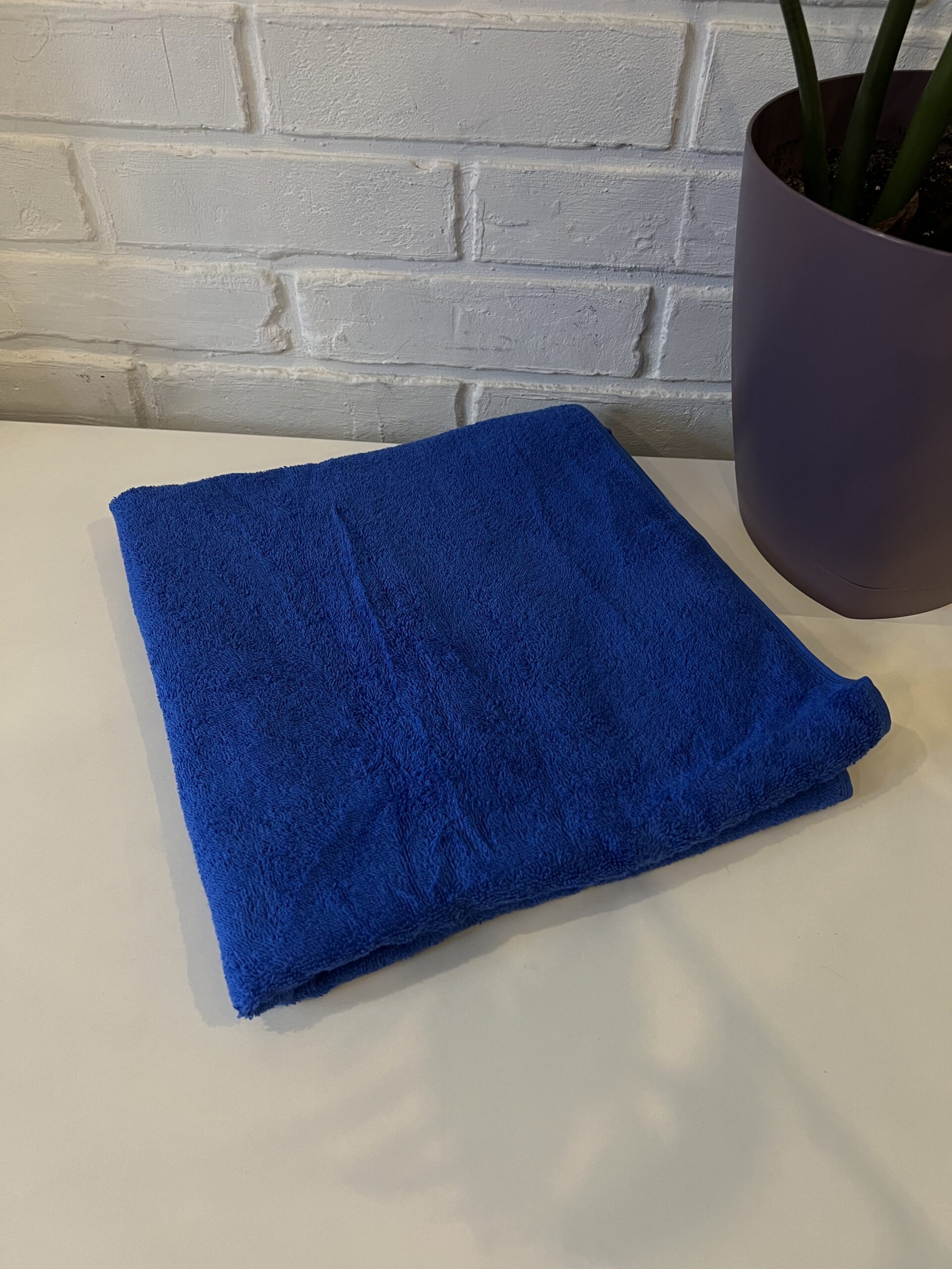 Полотенца махровые Синие