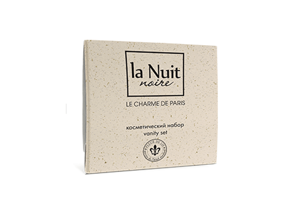 "Серия La Nuit Noire" Косметический набор в картоне (ватн. палочки и диски)