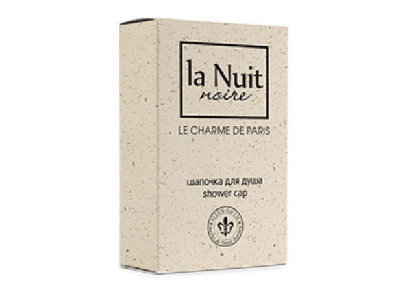 "Серия La Nuit Noire" Шапочка для душа в картонe