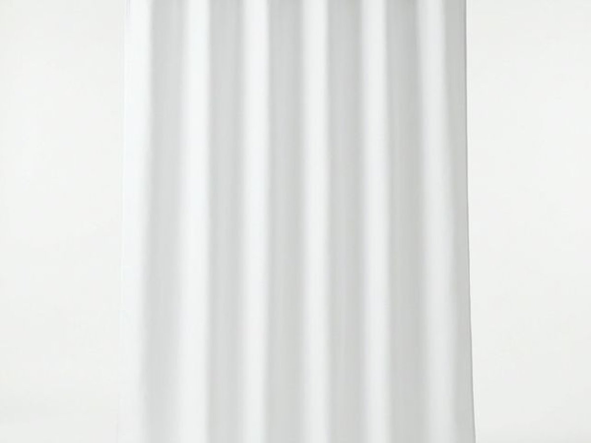 Шторка для ванной белая 180×200 см