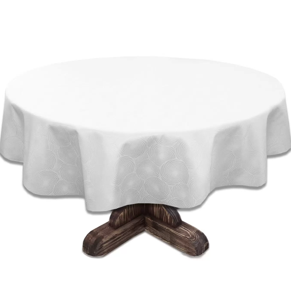 Скатерть круглая из ткани "Журавинка" (88%  п/э, 12% х/б)