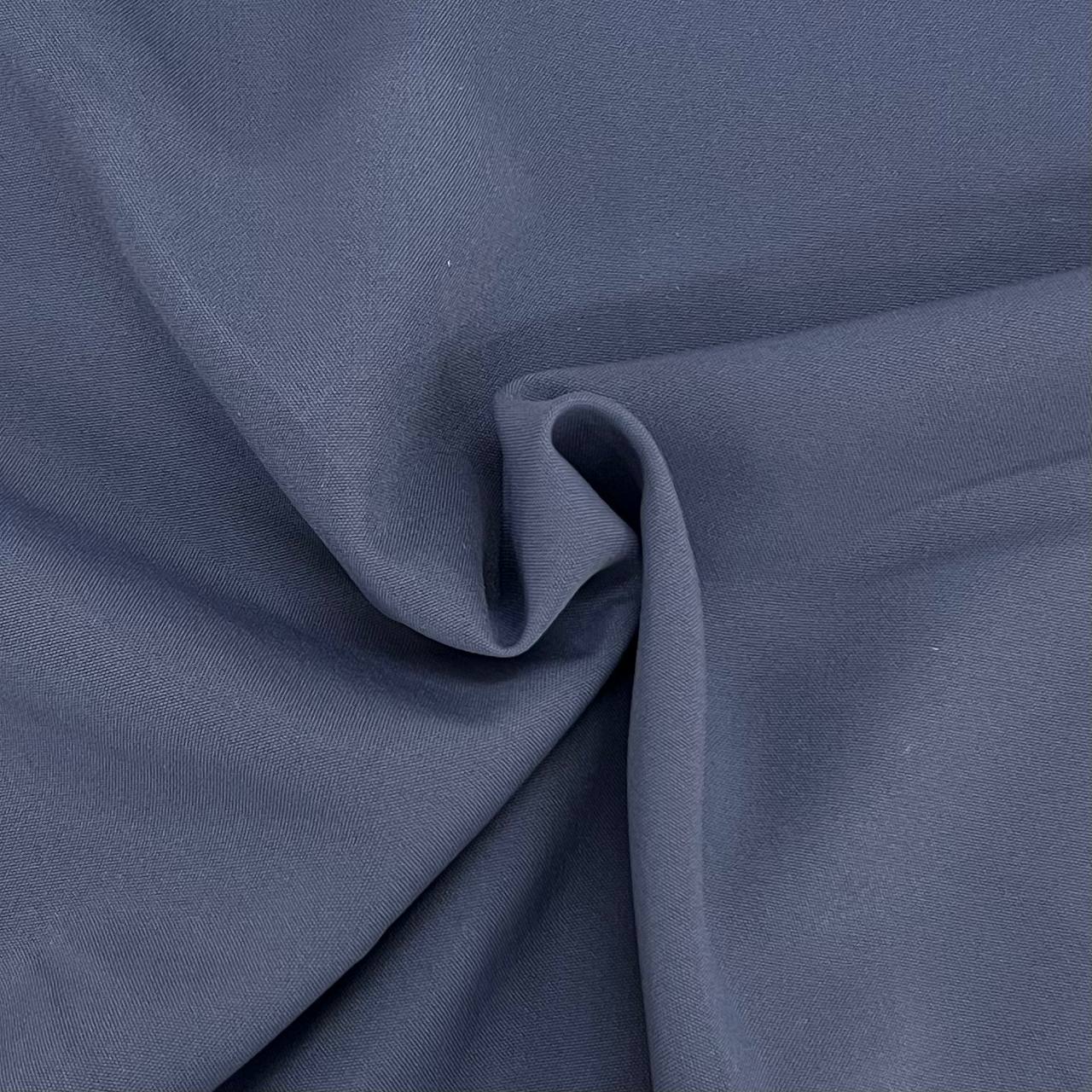 Ткань Габардин Серо-голубой