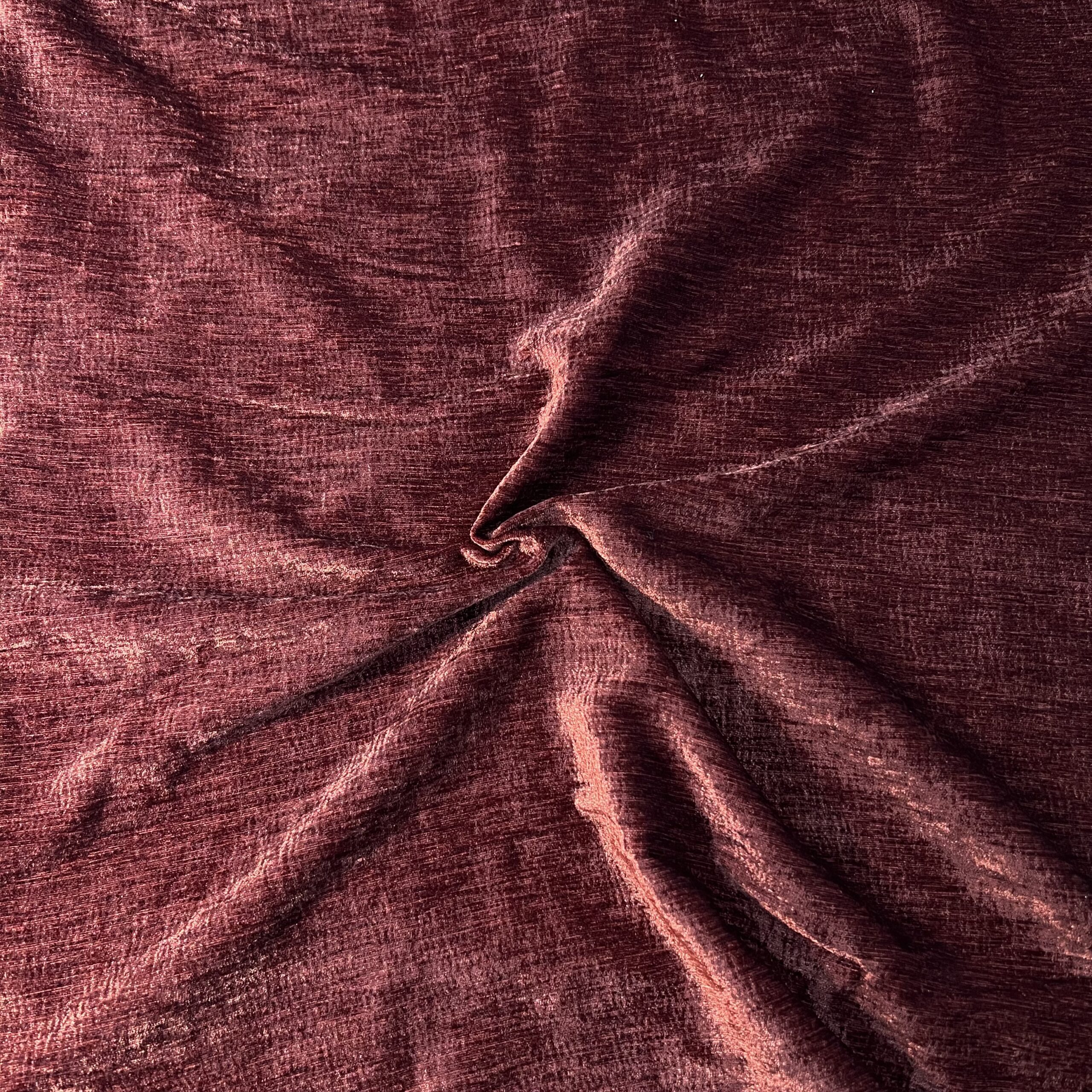 Ткань Шенилл Бордовый